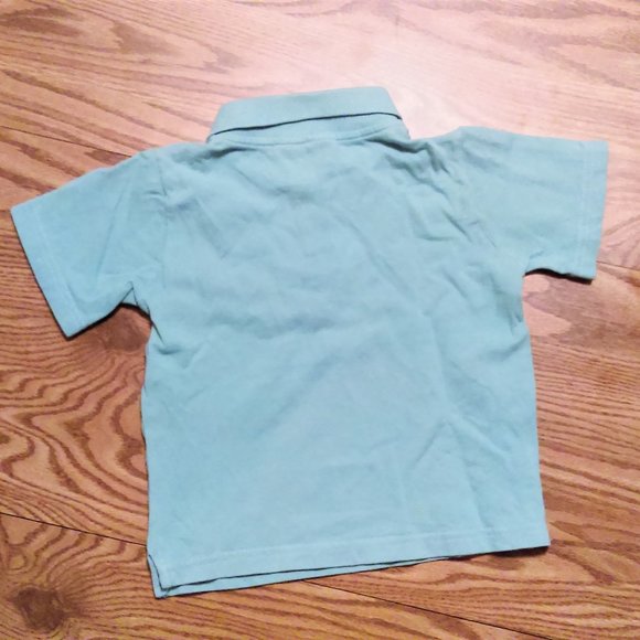 4T Boy Light Blue Polo Shirt + Logo Chams Uniform - Picture 3 of 7